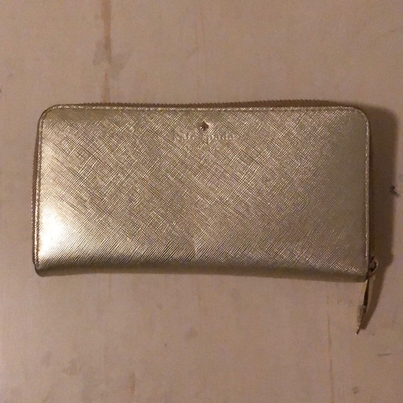 Kate Spade Gold Wallet - Picture 8 of 8